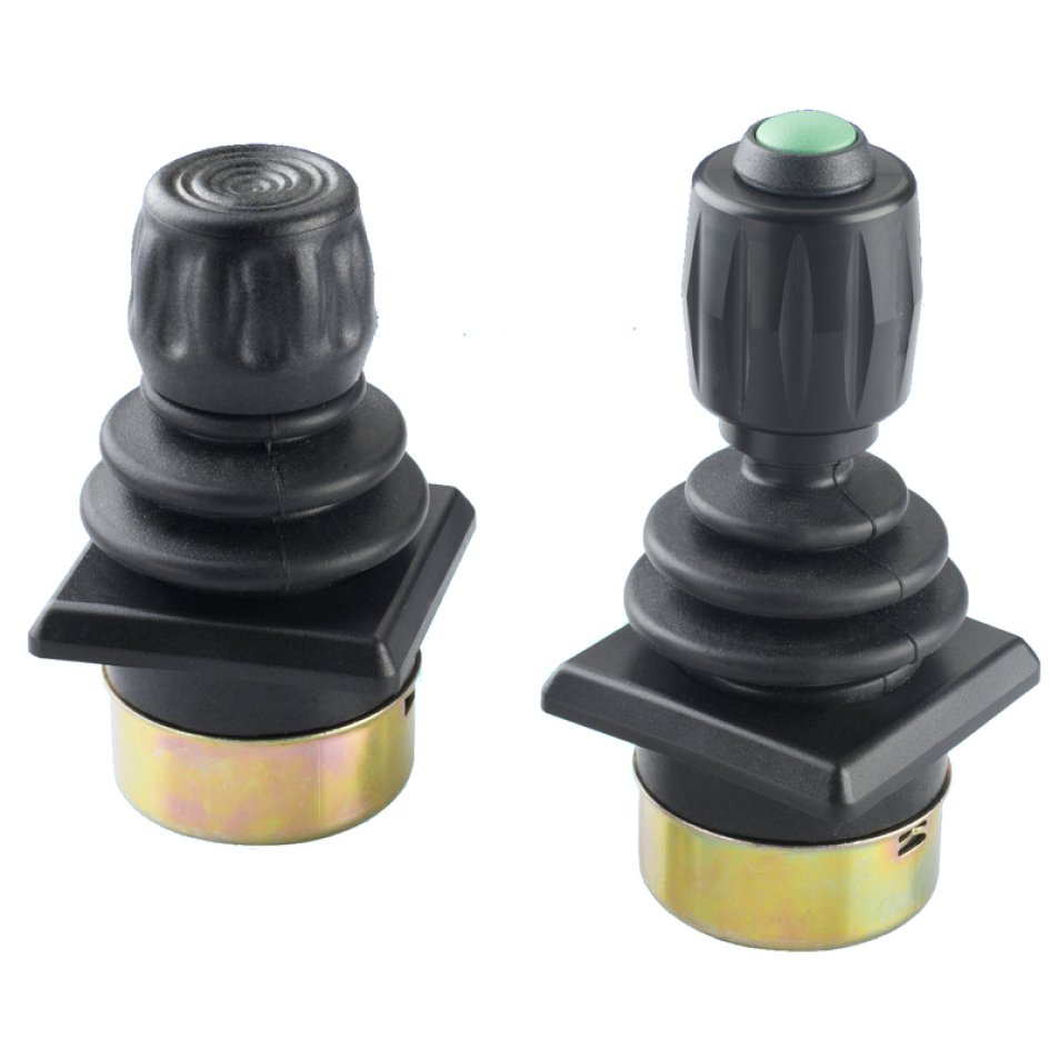 Joystick fingerkontroler m ulike funksjoner
