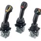 Joystick JC8000 med  ulike håndtaks muligheter