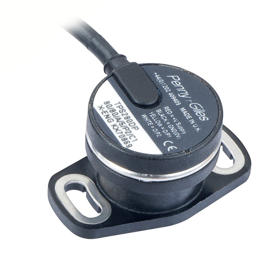 Sensor for gassposisjon