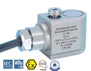 AC+Temp Premium HS-150IST Egensikret akselerometer Side Entry